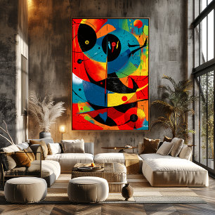 Solargeometrie II – Abstraktes Konstrukt der Mitte Poster