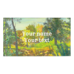 Solarherbst Namenschild