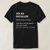 Solarinstallationsprogramm T-Shirt (Design vorne)