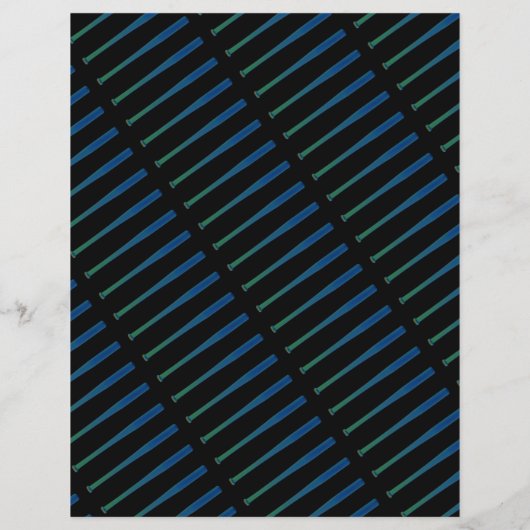 Solarised Baseball Bat Flyer (Hinten)