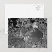 Solarisierte negative Fotografie Postkarte (Vorne/Hinten)