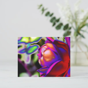 Solarisierte Rose von Shirley Taylor Postkarte