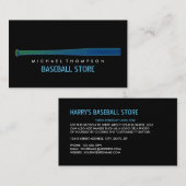 Solarisiertes Baseball-Bat, Baseball-Spieler, Coac Visitenkarte (Vorne/Hinten)