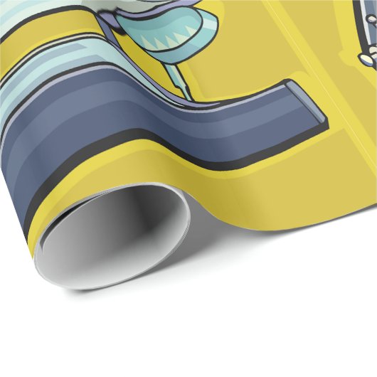 Solarium Sonnendeck Geschenkpapier (Rolleneckpunkt)