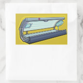 Solarium Sonnendeck Rechteckiger Aufkleber (Tasche)