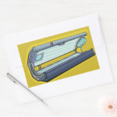 Solarium Sonnendeck Rechteckiger Aufkleber (Umschlag)