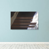 Solarkollektoren der Internationalen Raumstation Leinwanddruck (Insitu (Holzboden))