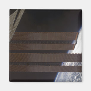 Solarkollektoren der Internationalen Raumstation Magnet