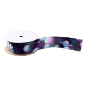 Solarleuchte | Cosmic Blue Lila Pink Planet Satinband (Spule)