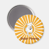 Solarmagnet Magnet (Vorderseite/Rückseite)