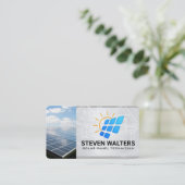 Solarmodul | AI Tech Visitenkarte (Stehend Vorderseite)