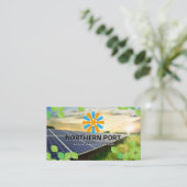 Solarmodule | Logo für Energie Visitenkarte (Stehend Vorderseite)