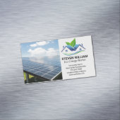 Solarmodule | Öko Zuhause Installer Magnetische Visitenkarte (Beispiel)