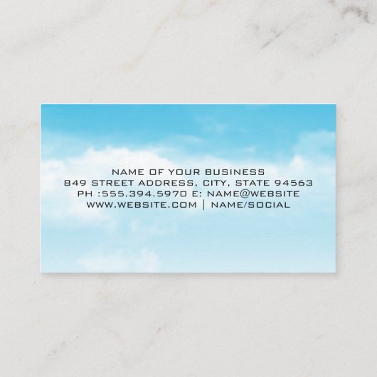 Solarmodule | Roof Worker | Zuhause Logo Visitenkarte (Rückseite)