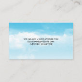 Solarmodule | Sky Öko Zuhause Business Card Visitenkarte (Rückseite)