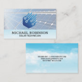 Solarmodule | Tech Energy Visitenkarte (Vorne/Hinten)
