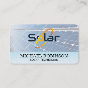 Solarmodule Tech Power Energie Visitenkarte