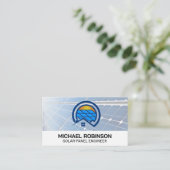 Solarmodule | Zuhause Energy Logo Visitenkarte (Stehend Vorderseite)