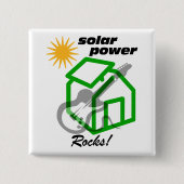 Solarp0wer Felsen! Button (Vorderseite)