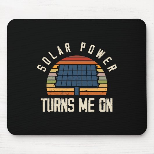 Solarpaneel Solar Energy Solar Power Mousepad (Vorne)