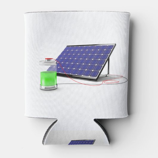 Solarpaneele und Batterie Dosenkühler (Vorderseite)