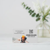 Solarpaneeltechniker Visitenkarte (Stehend Vorderseite)