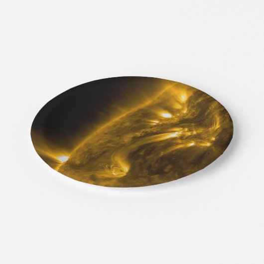 Solarplasma Pappteller (Schrägansicht)