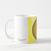Solarplexus Chakra Mandala-Tasse Kaffeetasse (Links)