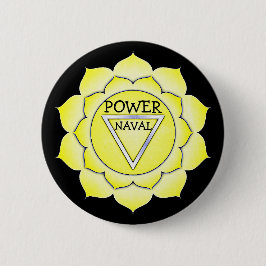 Solarplexus-Gelb-Power-Chi Chakra Knopf Button