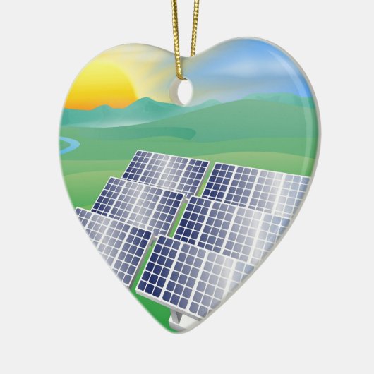 SolarPowerenergieillustration Keramikornament (Links)