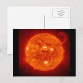 Solarprominenz - Die Sonne Postkarte (Vorne/Hinten)