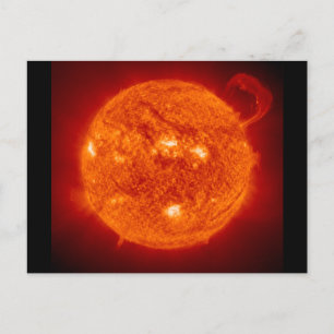 Solarprominenz - Die Sonne Postkarte