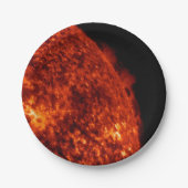 Solarprominenz Pappteller (Vorderseite)