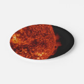 Solarprominenz Pappteller (Schrägansicht)