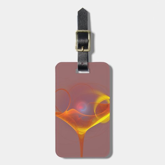 SolarSalud Feen-Martini-Kunst Gepäckanhänger (Vorderseite vertikal)