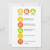 Solarsparen auf der Zuhause Postkarte (Rückseite)