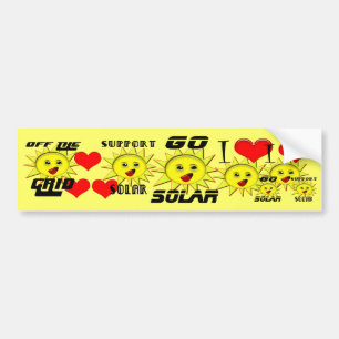 Solarstrom-Geschenke und Werbeartikel T-Shirt Autoaufkleber