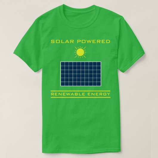Solarstrom T-Shirt (Design vorne)