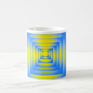 SolarSun, der Schalen-Tasse anstarrt Kaffeetasse