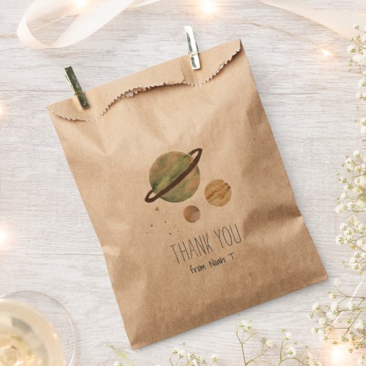 Solarsystem Geschenktütchen (Ausgeschnitten)