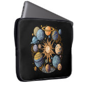 Solarsystem-Grafikdesign Laptopschutzhülle (Vorne Rechts)