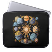 Solarsystem-Grafikdesign Laptopschutzhülle (Vorderseite)