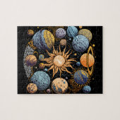 Solarsystem-Grafikdesign Puzzle (Horizontal)