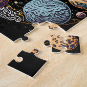Solarsystem-Grafikdesign Puzzle (Seite)