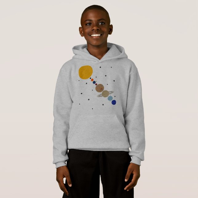 Solarsystem Lineup Hoodie (Vorne ganz)
