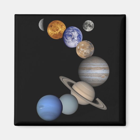 Solarsystem Planets Magnet (Vorne)