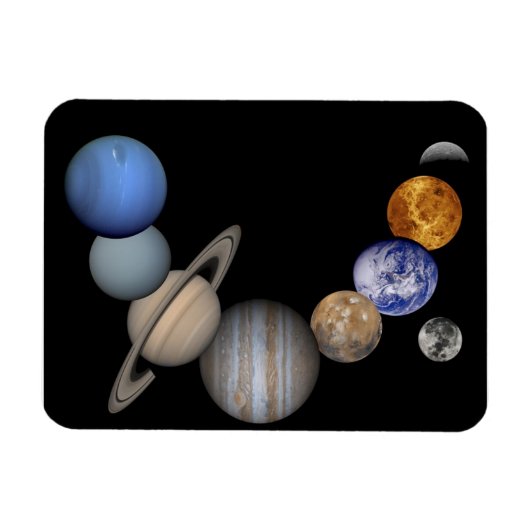 Solarsystem Planets Magnet (Horizontal)