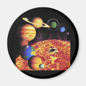 Solarsystem Planets Magnet (Vorne)