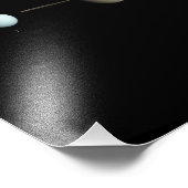 Solarsystemkarte Fotodruck (Ecke)