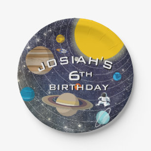 Solarsystems-Geburtstags-Party Pappteller